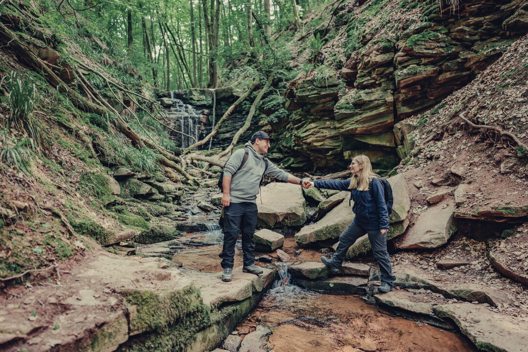 Die Margaretenschlucht bei Neckargerach